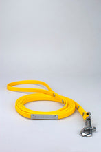 Ladda upp bild till gallerivisning, Bright yellow lead in biothane with silver details.